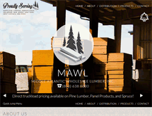 Tablet Screenshot of middleatlanticlumber.com